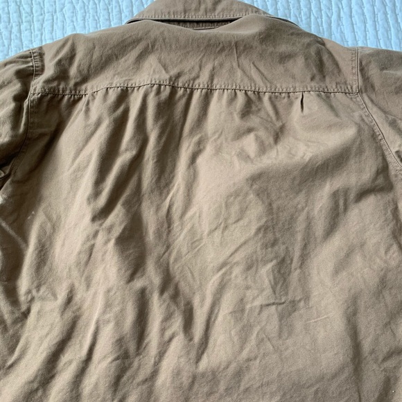 Woolrich Men’s Sherpa lined canvas shirt jacket - Picture 5 of 5